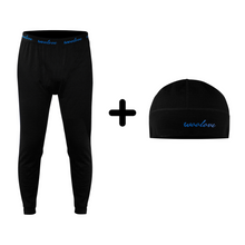 Collant + bonnet en laine mérinos pour homme — Poids moyen