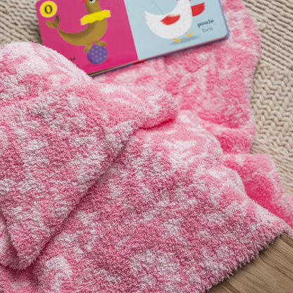 Cotton Candy Fairy Garden Print Toddler Blanket