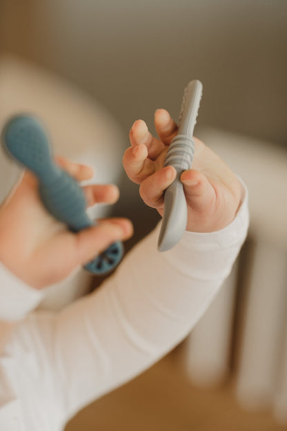 Silicone learning spoons