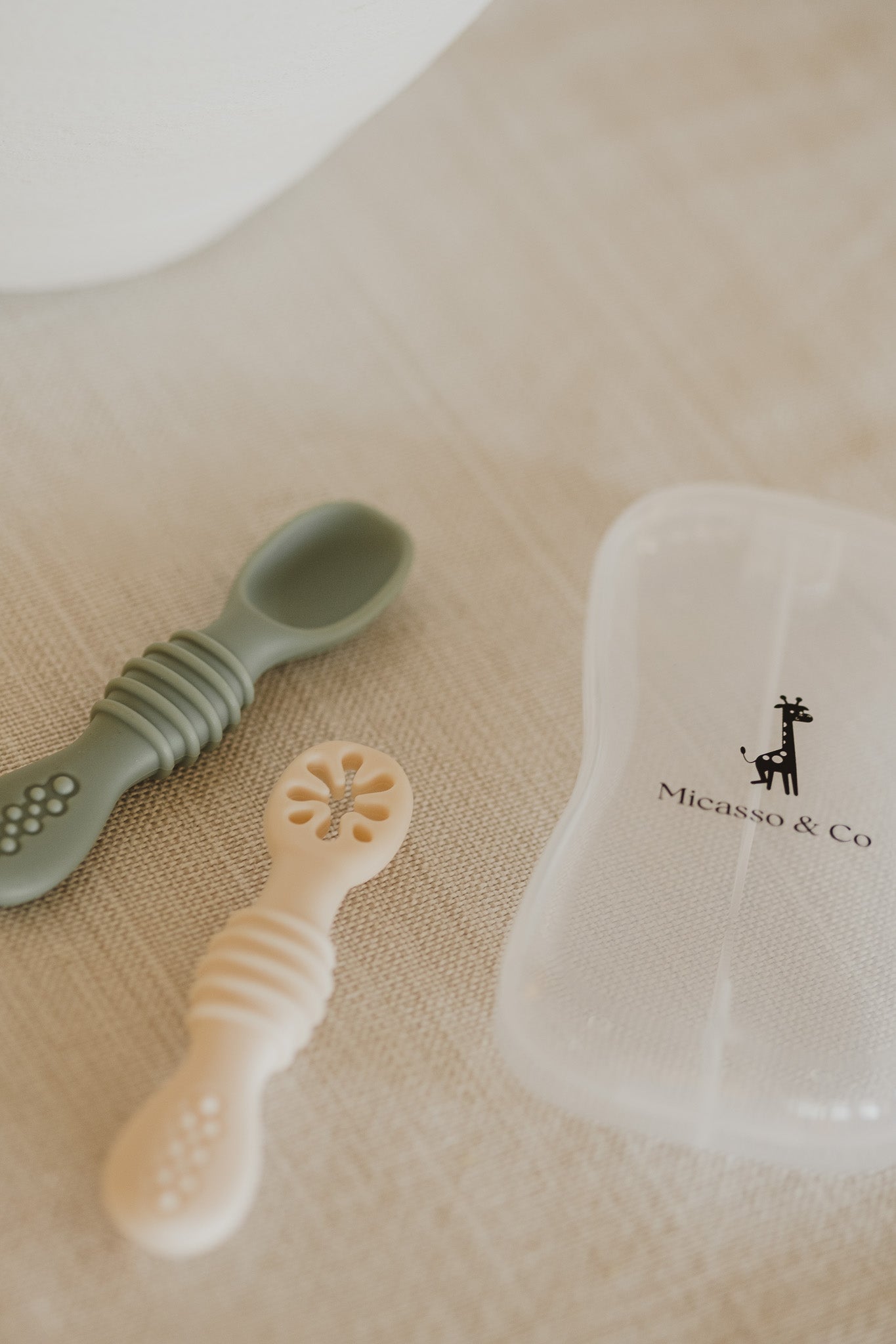 Silicone learning spoons