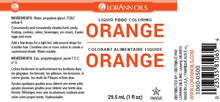 Colorant Alimentaire Liquide Orange - Colorant Alimentaire Liquide - 4 oz, 1 Gallon - Livraison Gratuite au Canada pour les Commandes Supérieures à 199 CAD