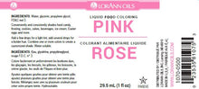 Colorant Alimentaire Liquide Rose - Colorant Alimentaire Liquide - 4 oz, 1 Gallon - Distribution Canadienne - Livraison Gratuite au Canada pour les Commandes de Plus de 199 CAD