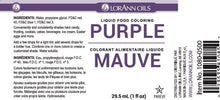 Colorant Alimentaire Liquide Violet - 120 ml, 3,78 L - Livraison gratuite au Canada pour les commandes de plus de 199 CAD