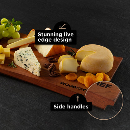 Live Edge Hardwood Charcuterie Board