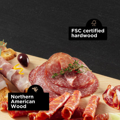 Live Edge Hardwood Charcuterie Board