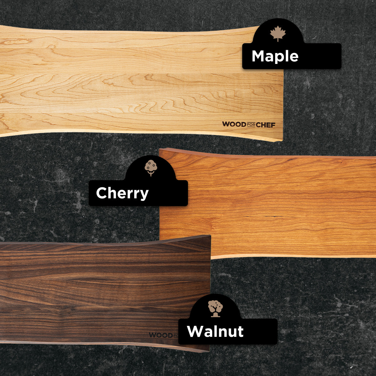 Live Edge Hardwood Charcuterie Board