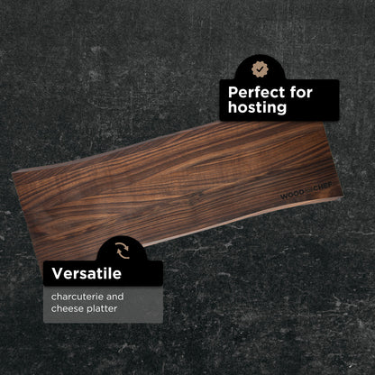 Live Edge Hardwood Charcuterie Board