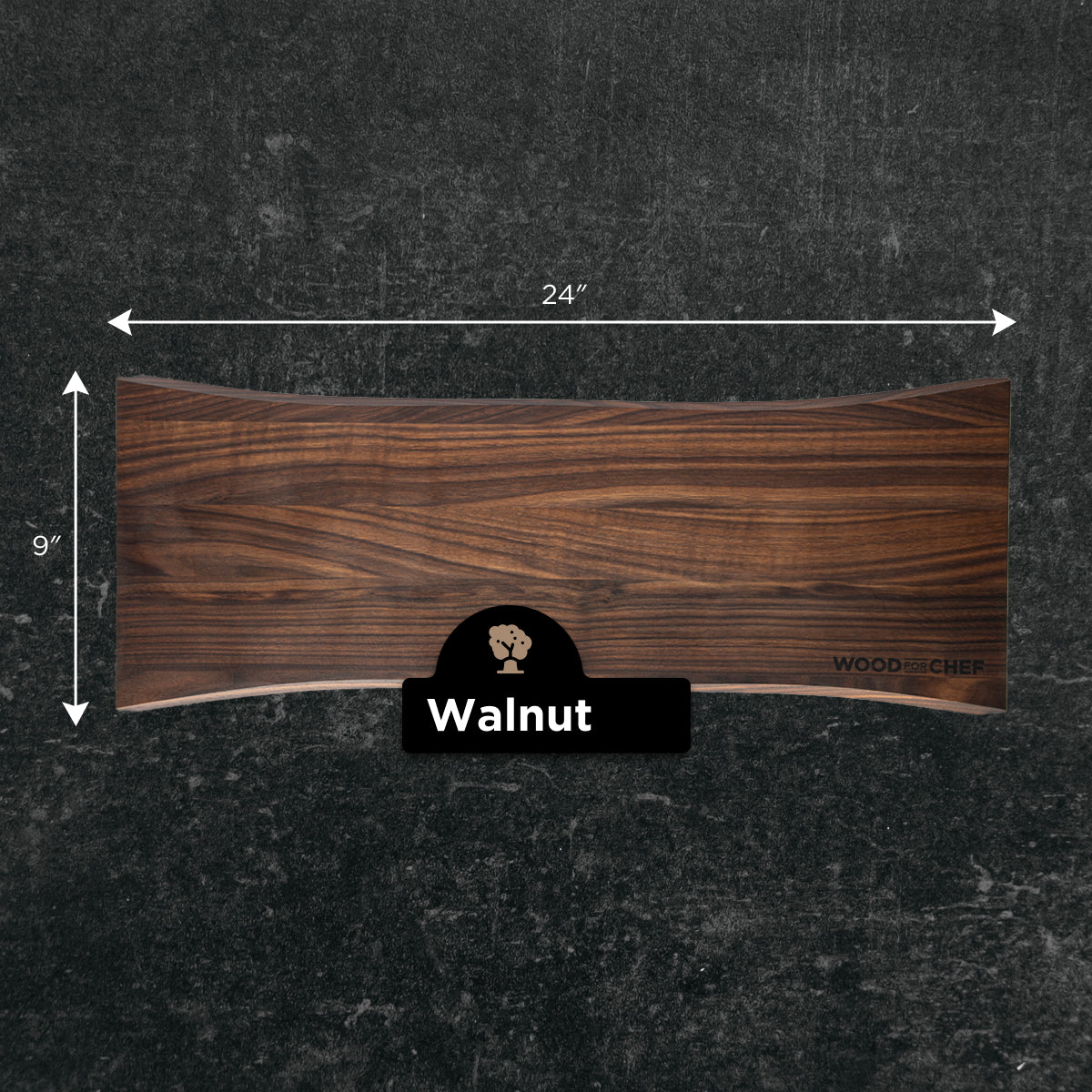 Live Edge Hardwood Charcuterie Board