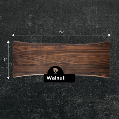 Live Edge Hardwood Charcuterie Board