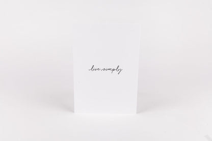 Live Simply