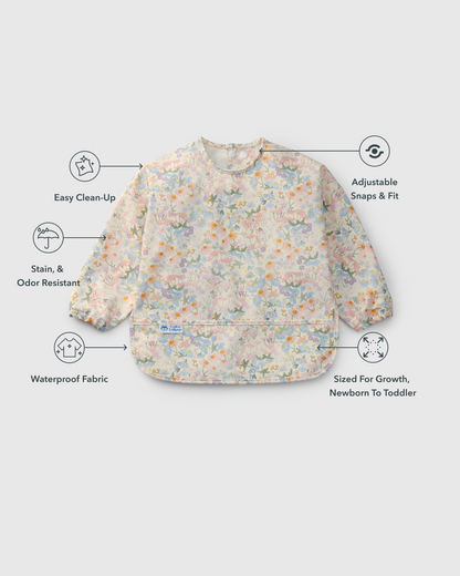 Long Sleeve Bib - English Garden