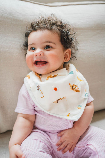 Bandana Bib Set - 2 Pack - French Breakfast