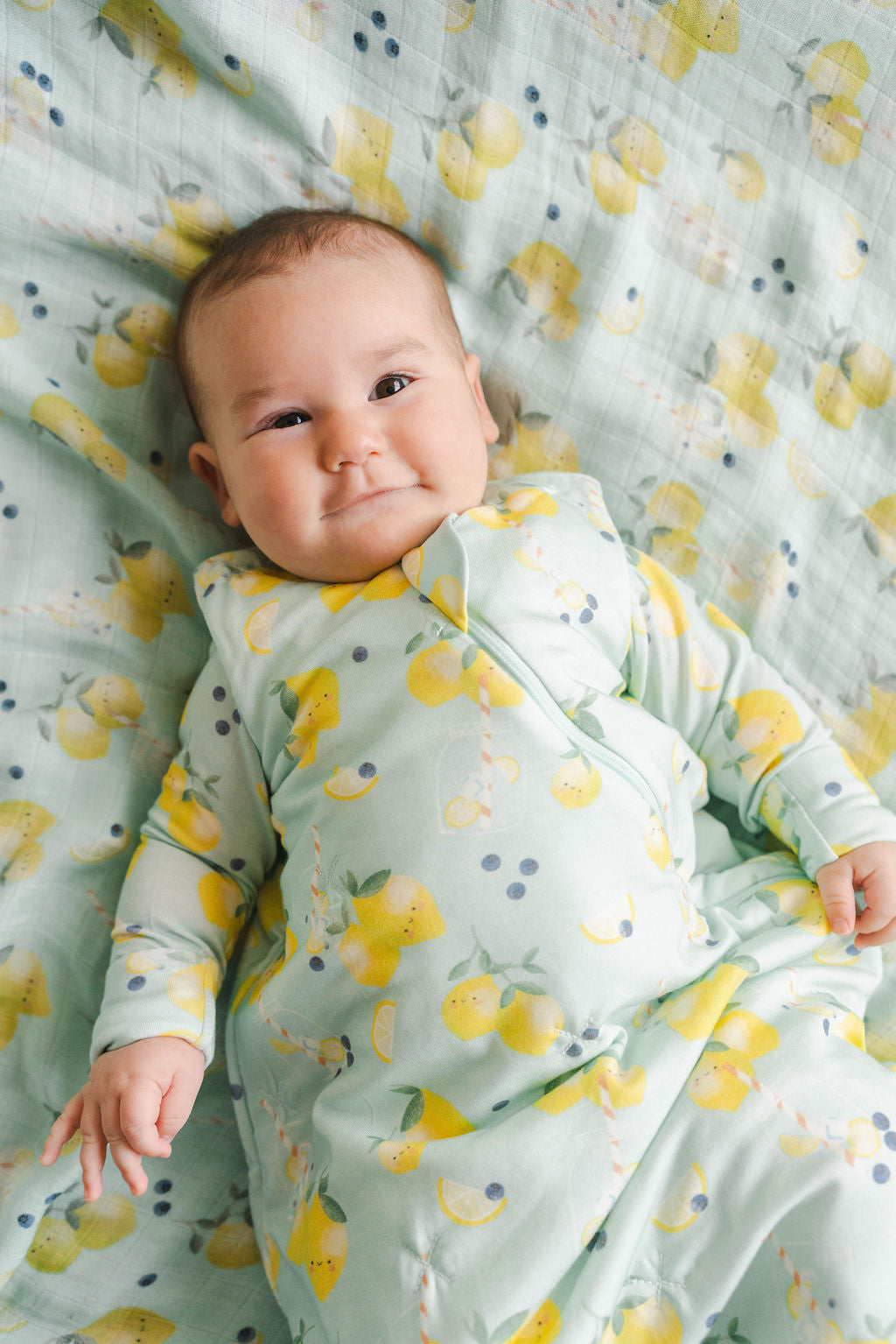 Baby Sleep Bag TENCEL™ 1.0 TOG - Lemon Squeezy