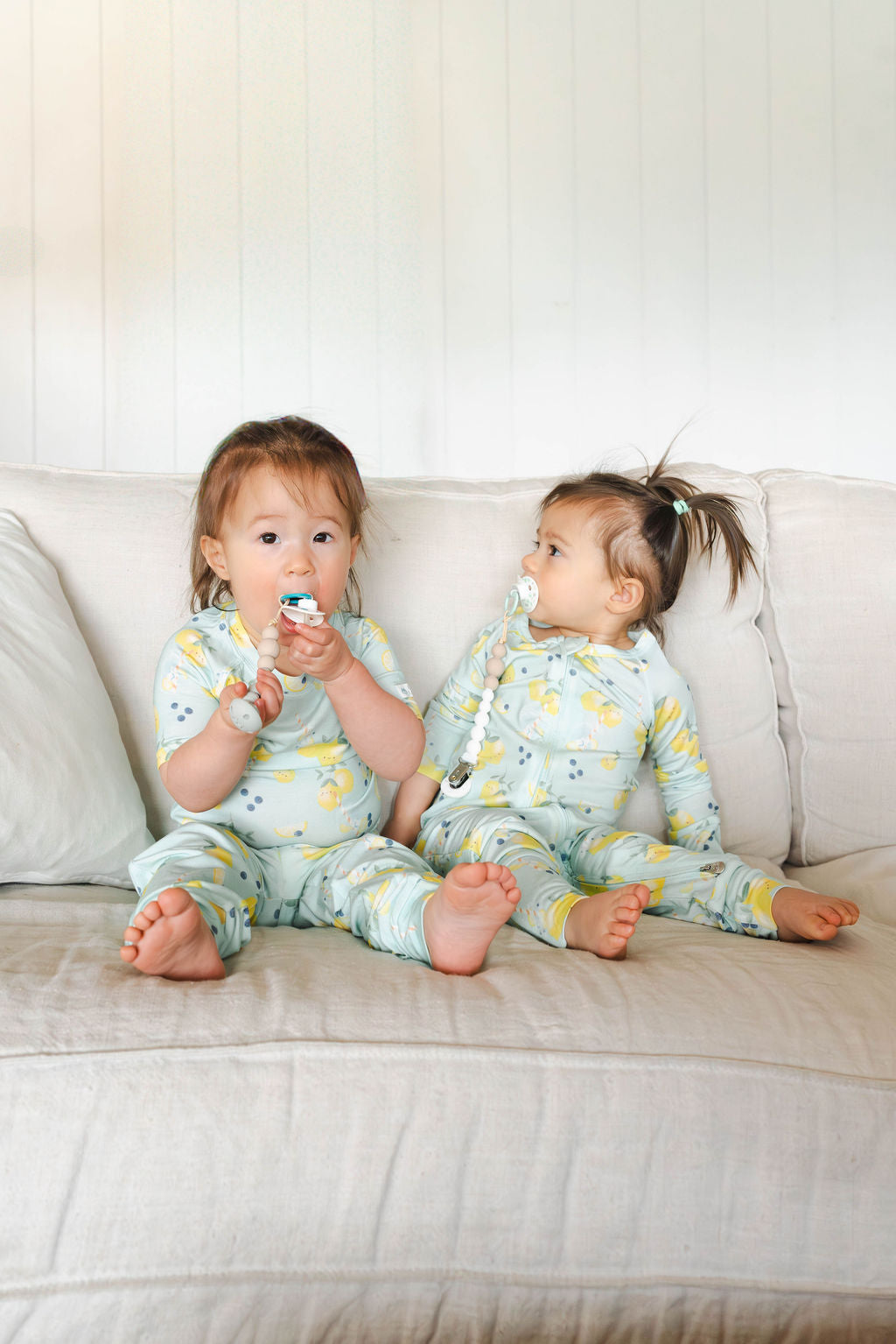 Short Sleeve Long Pants Summer Pajama Set TENCEL™ - Lemon Squeezy