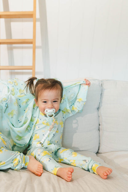 Muslin Swaddle - Lemon Squeezy
