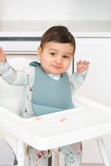 Silicone Bib - Slate
