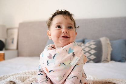 Bandana Bib Set - 2 Pack - Unicorn Ballet