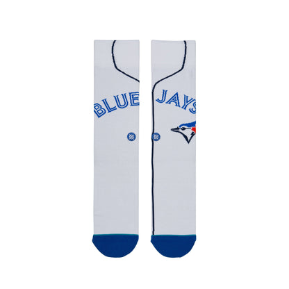 Stance Toronto Blue Jays Chaussettes Blanches Domicile - Grand