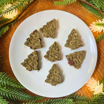 Ô sapin de Noël, friandises de foin