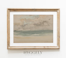 Impression d'art Paysage côtier vintage L0102