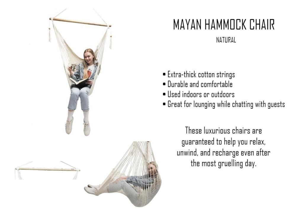 Chaise hamac maya