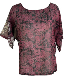 PRG6319 Haut en pure soie avec fente latérale Sheer Avatar