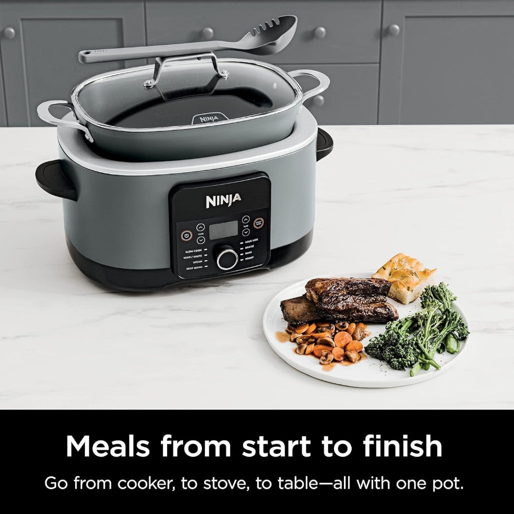 NINJA MC1001 Foodi Possible Cooker PRO 8.5 Quart Multi-Cooker - Factory serviced with Home Essentials warranty