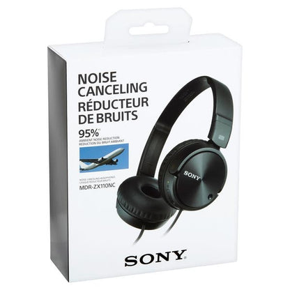 SONY On-Ear Noise Cancelling Headphones -  Refurbished with Home Essentials warranty - MDRZX110NC