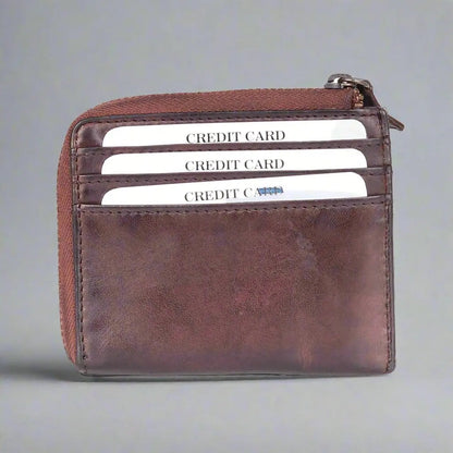 Portefeuille MET pour cartes de crédit avec languette frontale