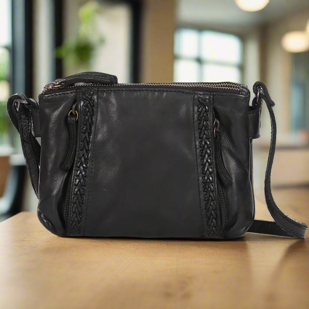 Sac tressé à bandoulière MET