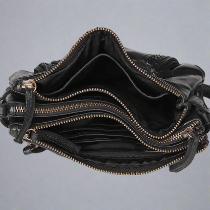 Sac tressé à bandoulière MET