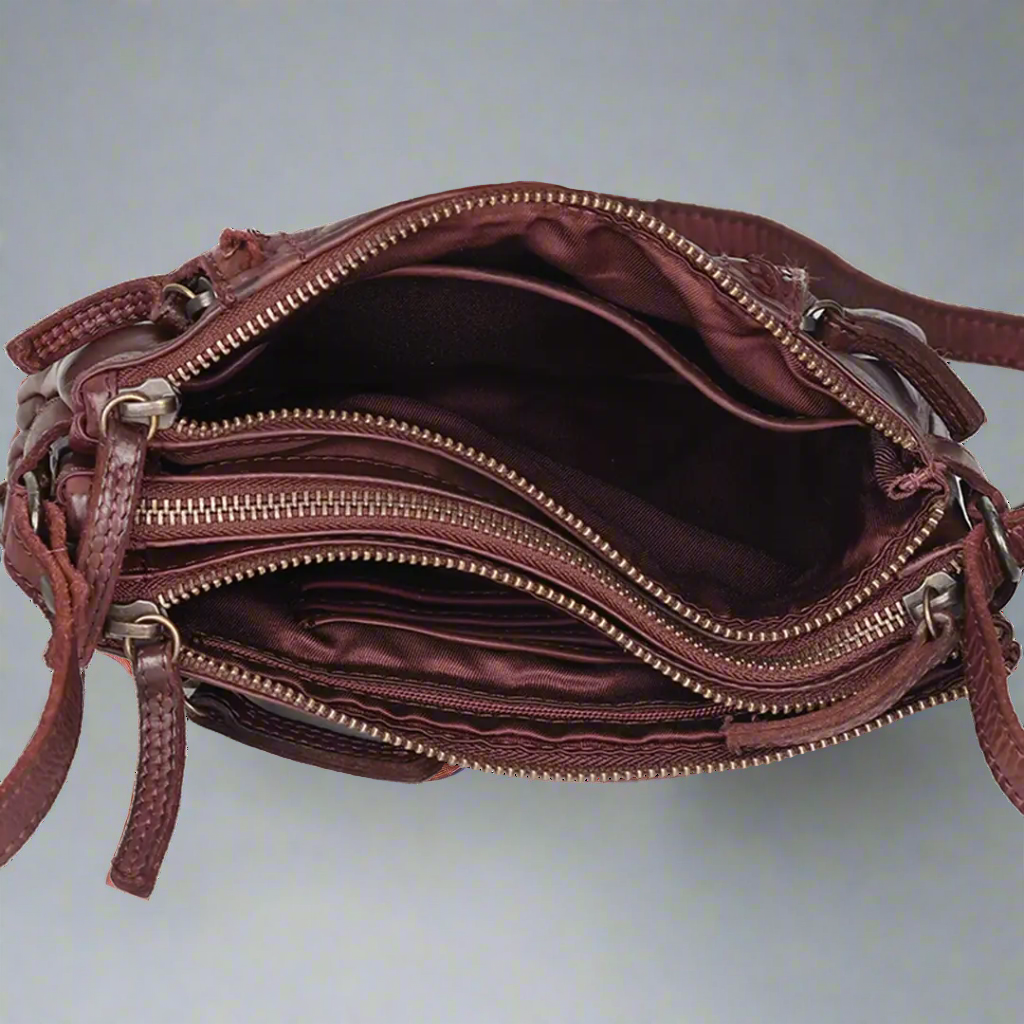 Sac tressé à bandoulière MET