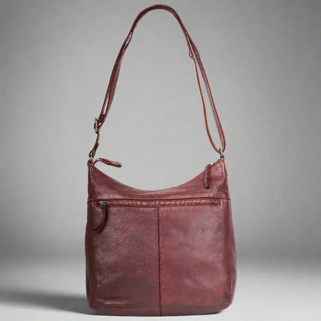 Sac cabas en cuir MET Floral Stitch avec bandoulière réglable