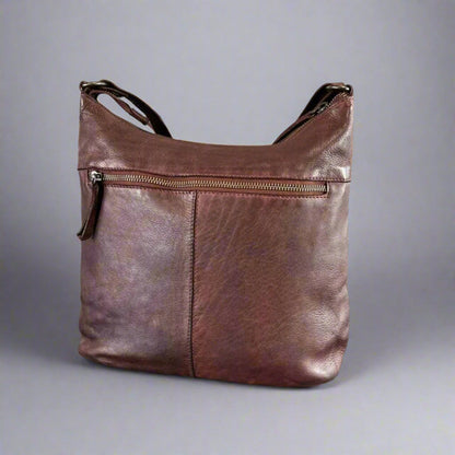 Sac cabas en cuir MET Floral Stitch avec bandoulière réglable