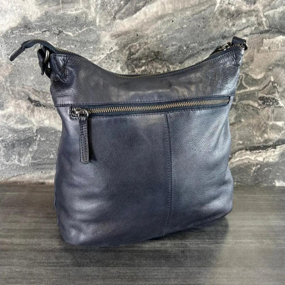 Sac cabas en cuir MET Floral Stitch avec bandoulière réglable