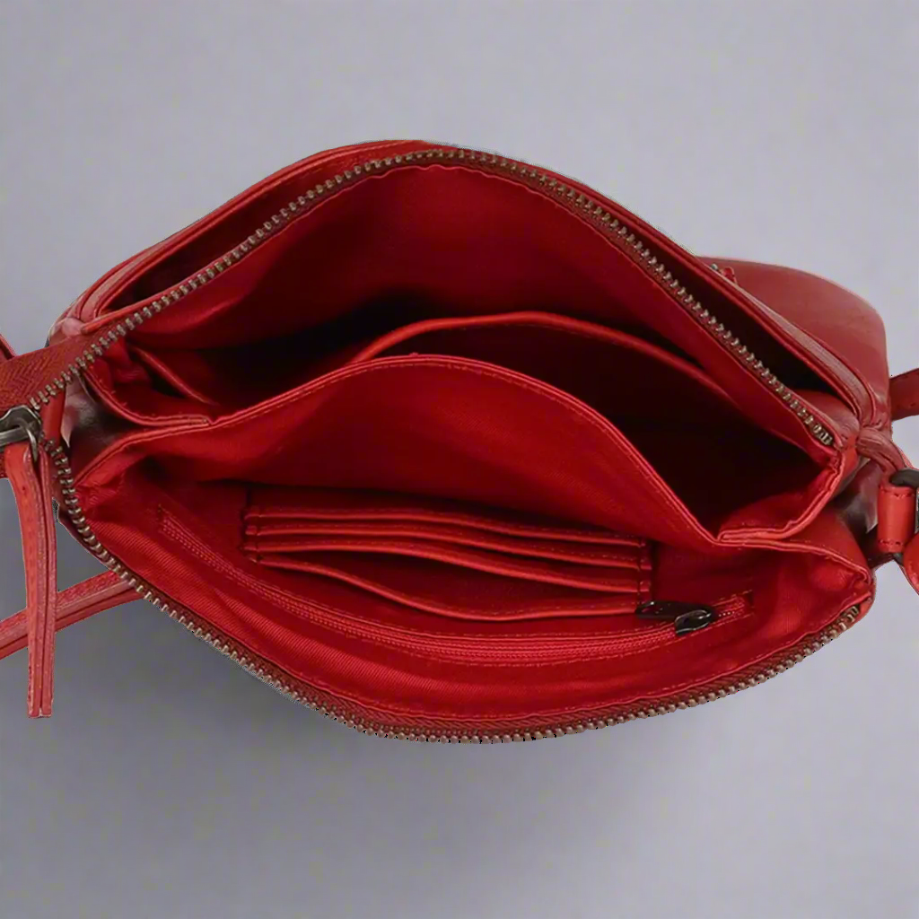 MET Leather Crossbody Bag