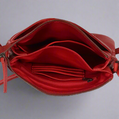 MET Leather Crossbody Bag