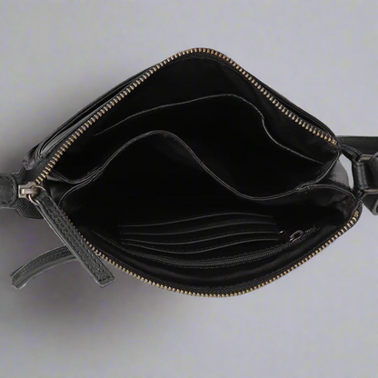 MET Leather Crossbody Bag
