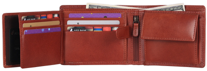 Portefeuille en cuir MET avec porte-monnaie