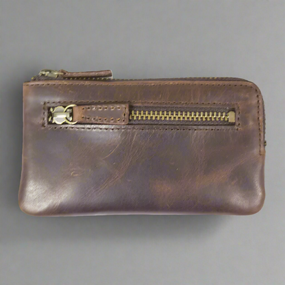 Portefeuille homme en cuir huilé MET