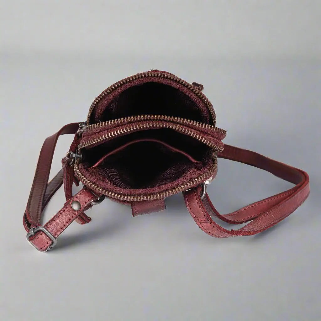 Sac bandoulière MET en cuir petit modèle
