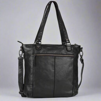 Sac à main en cuir à deux anses MET