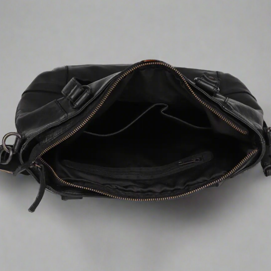 Sac à main en cuir à deux anses MET