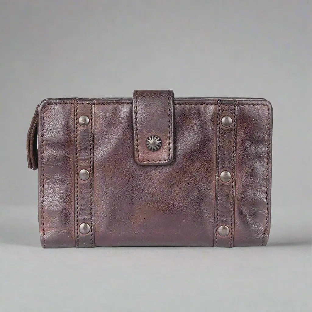 Porte-cartes de crédit en cuir pour femme MET