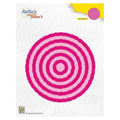Nellie's Choice Matrices de découpe Multi Frame Cadres Photo Cercles