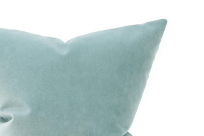 Housse de coussin en velours Héron