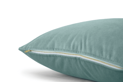 Housse de coussin en velours Héron