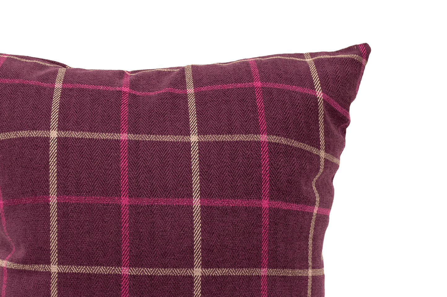 Housse de coussin Vino Check