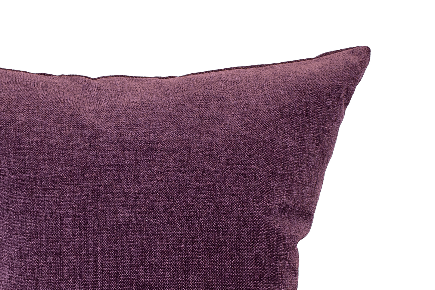 Housse de Coussin Chenille Merlot