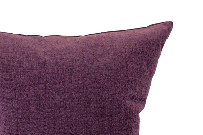 Housse de Coussin Chenille Merlot